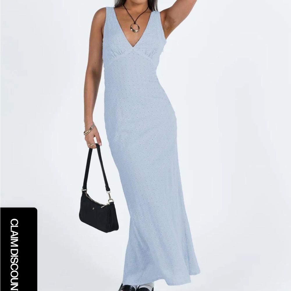 Light Blue Midi dress